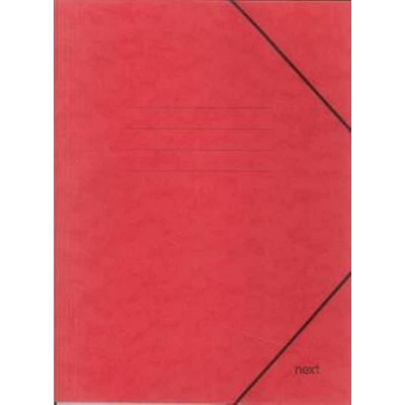 ΝΕΧΤ Φάκελος Πρεσπάν Next με Λάστιχο A4 Κόκκινο Υ35x25x0εκ.