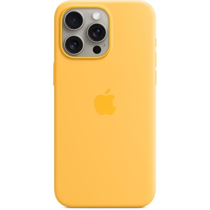 APPLE Θήκη Apple iPhone 15 Pro Max - Apple Silicone Case with MagSafe - Sunshine