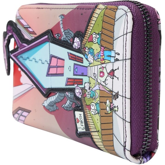 Πορτοφόλι Loungefly - Nickelodeon: Invader Zim - Secret Lair Zip Around Wallet (NICWA0036) image 1