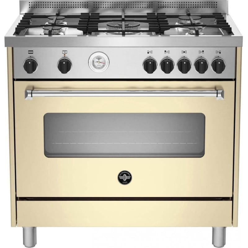 LA GERMANIA AMN965ECRT/21(GN) 117 Lt Κίτρινο Κουζίνα Μεικτή Φυσικού Αερίου