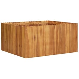 Vidaxl Ζαρντινιέρα Υπερυψωμένη 100 X 100 X 50 Εκ. Μασίφ Ξύλο Ακακίας