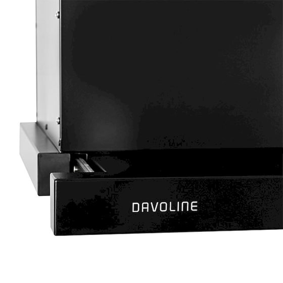 DAVOLINE HQ PRO BL 060 59.8 cm Μαύρο Απορροφητήρας Συρόμενος image 2