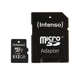 Κάρτα Μνήμης Intenso MicroSD Premium UHS-I 512GB
