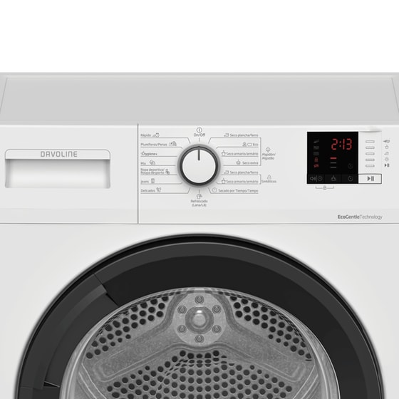 DAVOLINE DRWD 10 kg A++ Με Αντλία Θερμότητας Λευκό Στεγνωτήριο Ρούχων image 2