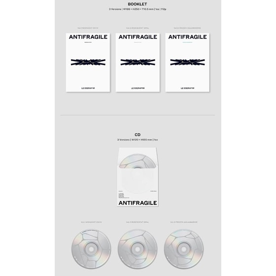 Antifragile (2nd Mini Album/3 Versions)  (CD) image 2