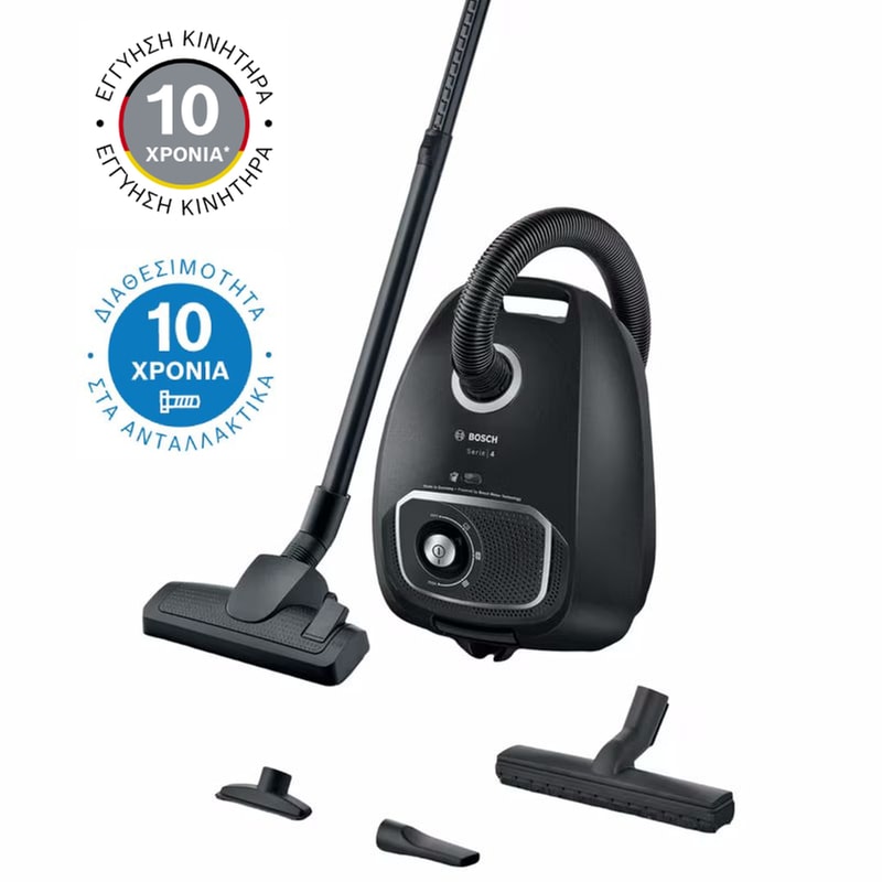 BOSCH BGL41BA3H 600 W με Σακούλα 4 L Μαύρη Ηλεκτρική Σκούπα