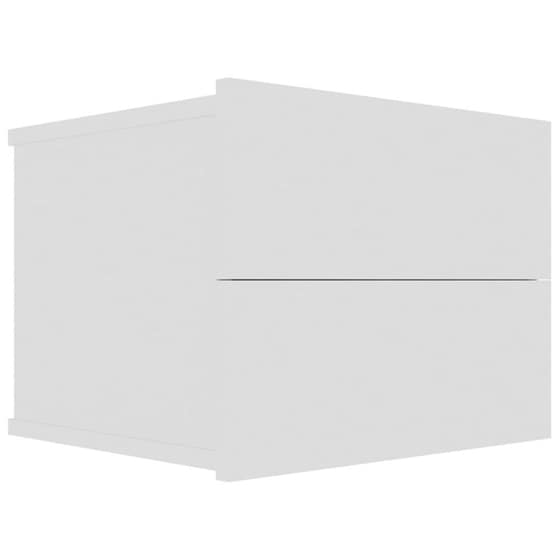 Κομοδίνο Vidaxl Από Μοριοσανίδα 2τμχ 40x30x30 cm - Λευκό image 2