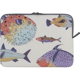 Τσάντα Laptop Schizzo Pesci 14'' - Λευκό