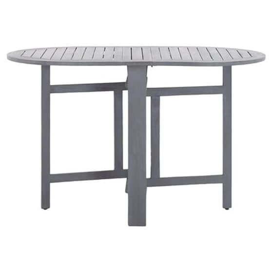 Vidaxl Σετ Τραπεζαρίας Κήπου 5 Τεμαχίων Γκρι Από Μασίφ Ξύλο Ακακίας image 3