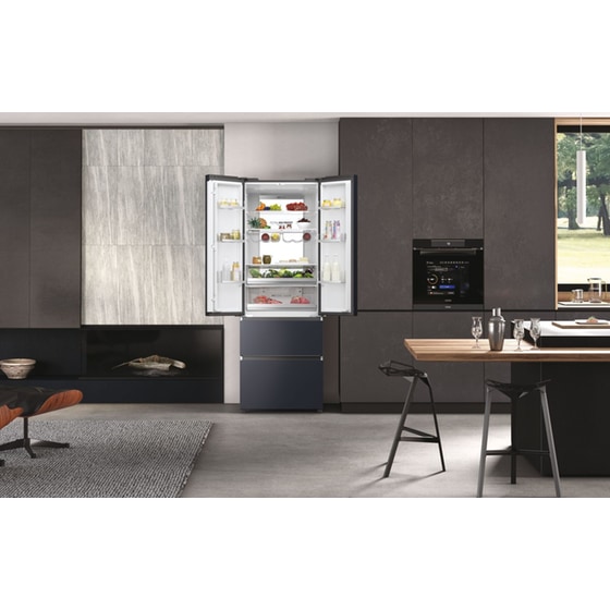 HAIER HFW7720ENMB Total No Frost 477 Lt Μαύρο Ψυγειοκαταψύκτης image 7