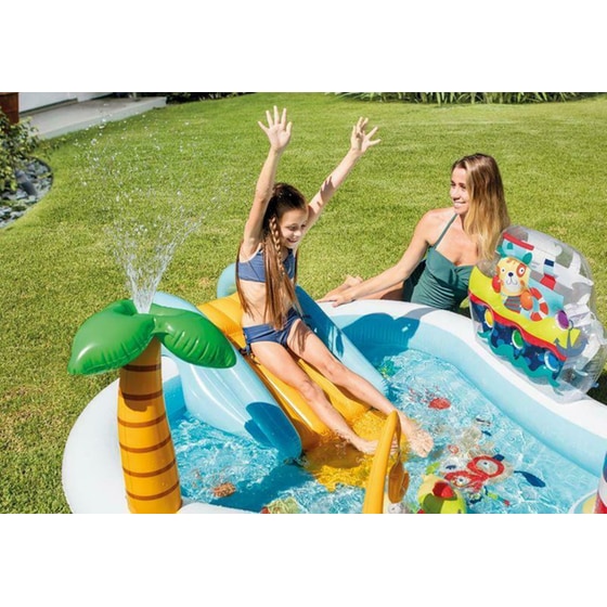 Φουσκωτή Παιδική Πισίνα Intex Παιδότοπος Fishing Fun Play Center 48Lt - Πολύχρωμη image 7