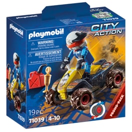 PLAYMOBIL® City Action Οδηγός αγώνων με γουρούνα 4x4 (71039)