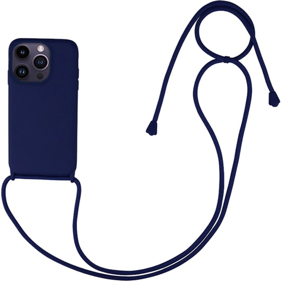 Θήκη Apple iPhone 14 Pro - My Colors CarryHang Strap - Μπλε Σκούρο image 0
