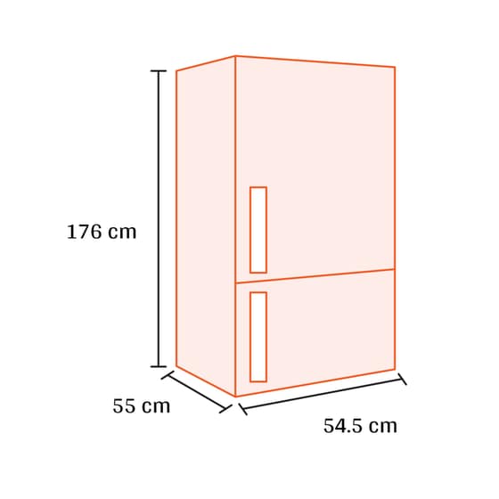CANDY CCT3L517EW Low Frost 260 Lt Λευκό Ψυγειοκαταψύκτης image 1