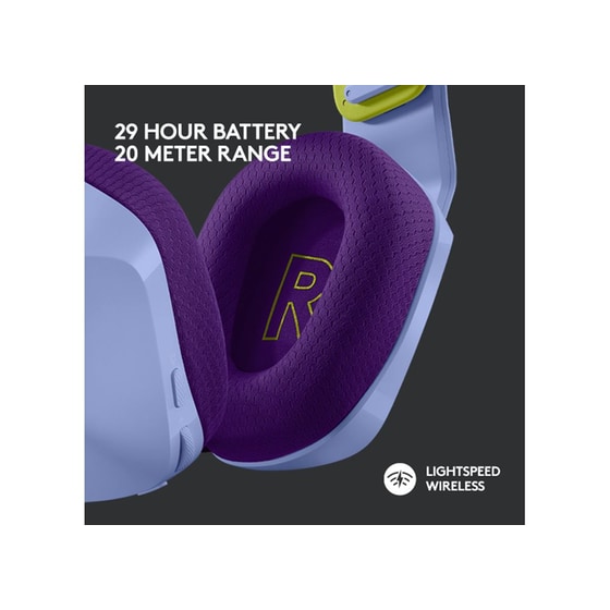 Logitech G G733 Gaming Ασύρματα Ακουστικά USB-C/2.4 GHz με RGB Φωτισμό - Lilac image 2