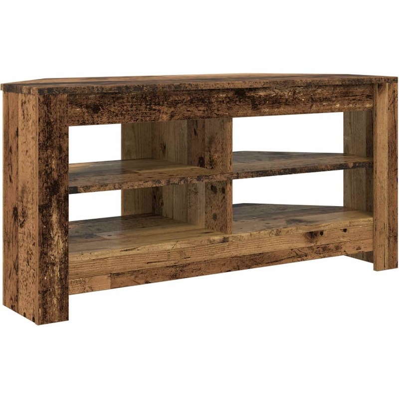 Έπιπλο Τηλεόρασης VidaXL Γωνιακό 102 x 40,5 x 45 cm - Παλαιωμένο Ξύλο