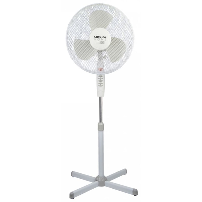 CRYSTAL HOME Air Basic Ανεμιστήρας Δαπέδου 50W 40cm