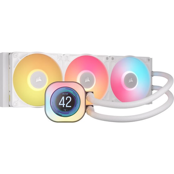 Υδρόψυξη Επεξεργαστή Corsair iCue Link Titan 360 RX LCD RGB 120mm - Λευκό image 0