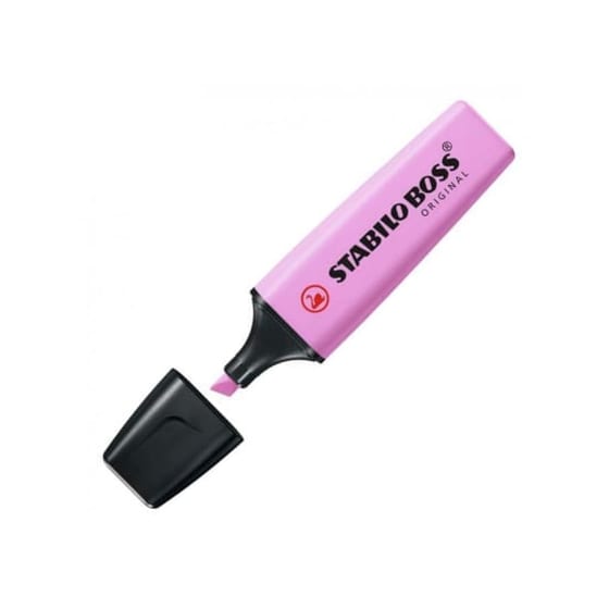 Μαρκαδόρος Υπογράμμισης Stabilo Boss Pastel Ροζ 2.0 mm image 0