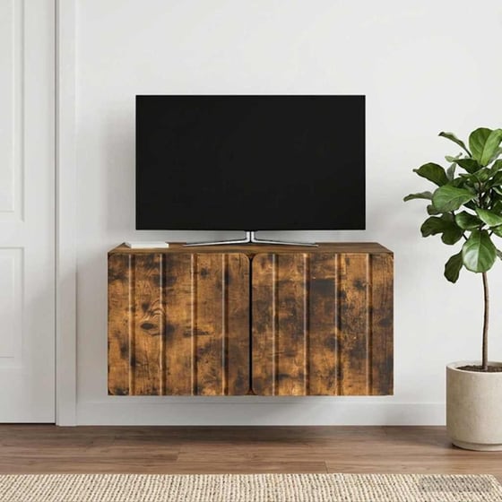 Επιτοίχιο Έπιπλο Τηλεόρασης VidaXL 59.5x41x30 cm - Καφέ Δρυς image 2
