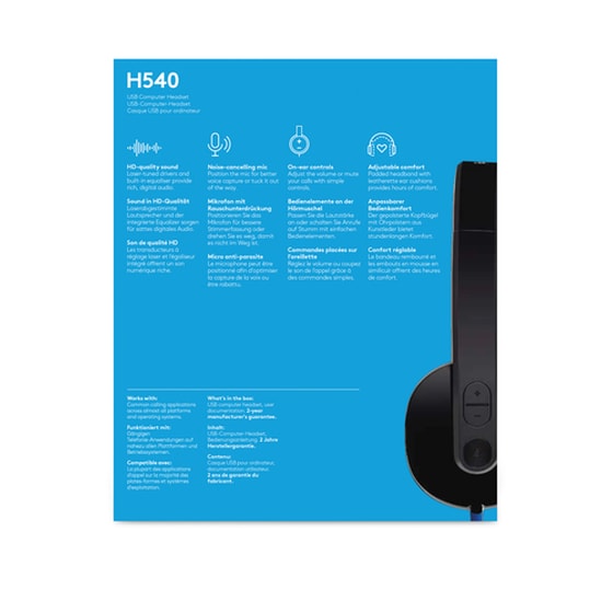 Ακουστικά Headset Logitech H540 με Μικρόφωνο - Μαύρο image 12
