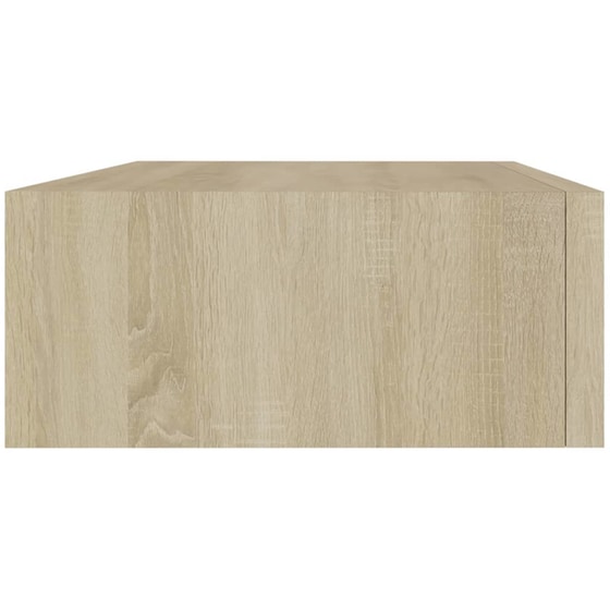 Ράφια Τοίχου VidaXL με Συρτάρια από MDF 40x23.5 cm 2 Τμχ - Δρυς image 4