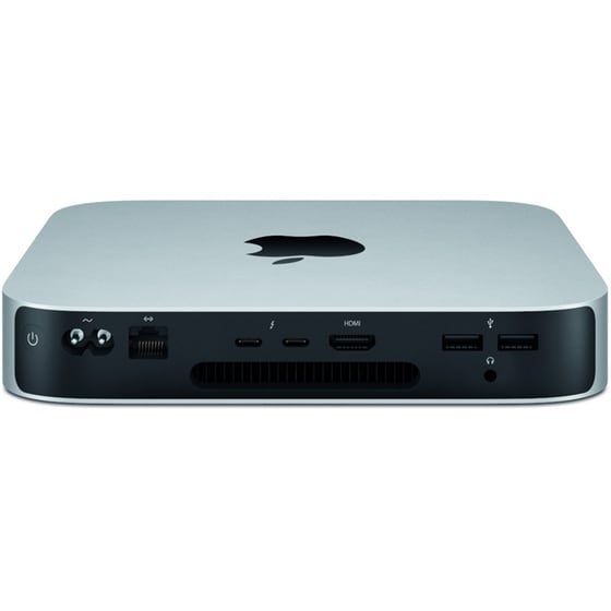 Apple Mac Mini with M1 Chip (Apple M1/8GB/512GB SSD) - Silver με 2 έτη εγγύηση image 1