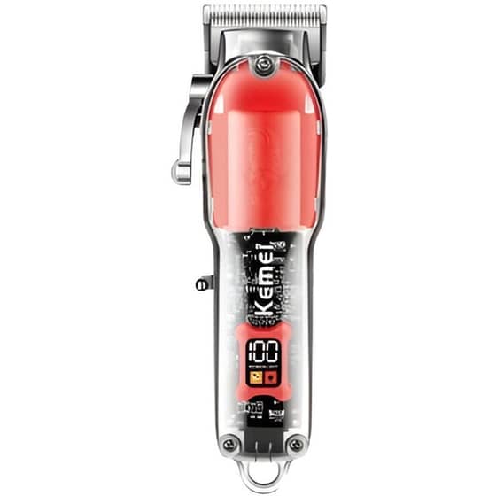 KEMEI KM-246 Κουρευτική Μηχανή Επαναφορτιζόμενη Κόκκινο image 0