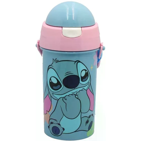 Παγούρι&nbsp;Gim με Καλαμάκι Stitch&nbsp;500ml image 0