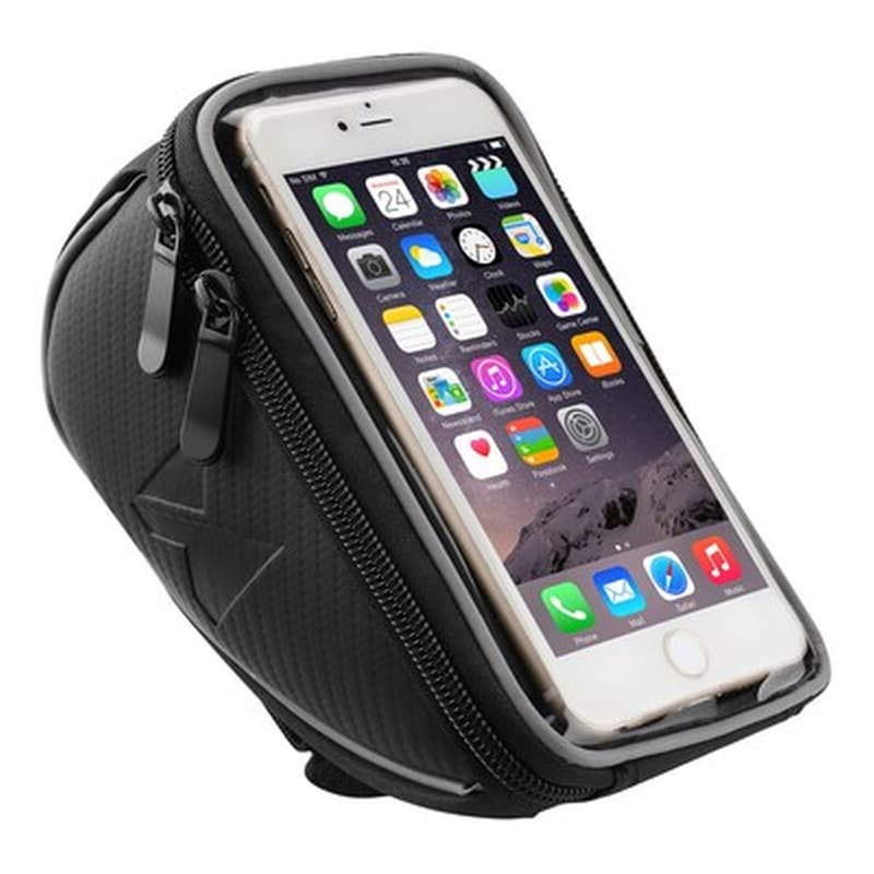 WOZINSKY Wozinsky Bicycle Front Frame Handlebar Bag Touch Screen Phone Holder 6,5 Inch 0,9l Black (wbb4bk)