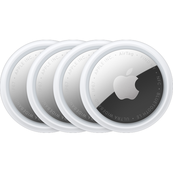 Apple AirTag (2nd generation) - White - 4 Pack image 0