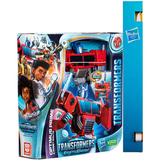 Παιχνιδολαμπάδα Hasbro Transformers Earthspark Spinchanger - Optimus Prime image 0