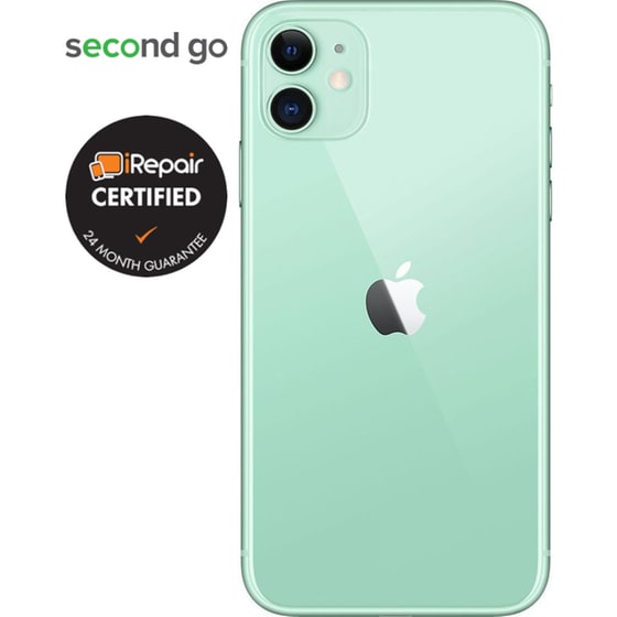 Μεταχειρισμένο Apple iPhone 11 64GB Green second go Certified by iRepair image 3
