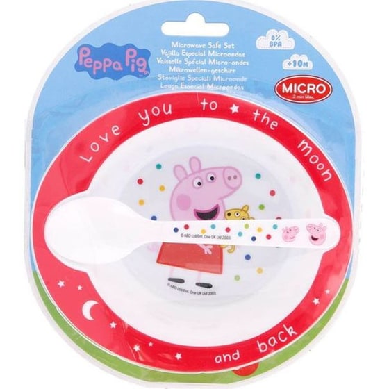 Σετ Stor Μπωλ με Κουτάλι Peppa Pig image 1
