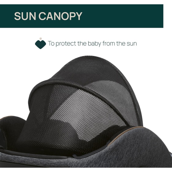 Chicco Βρεφικό/ Παιδικό Κάθισμα Αυτοκινήτου Bi-Seat i-Size Air για Παιδί 40-150 cm Graphite image 6