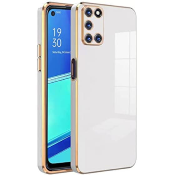 Θήκη Samsung Galaxy A31 - Bodycell Gold Plated - Λευκό image 0
