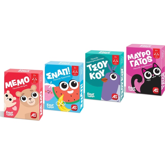 Κάρτες Kiddy Cards Μέμο/ Σναπ!/ ΤσούΚου/ Μαύρος Γάτος (AS Games) 1 Τμχ - Τυχαία Επιλογή image 10
