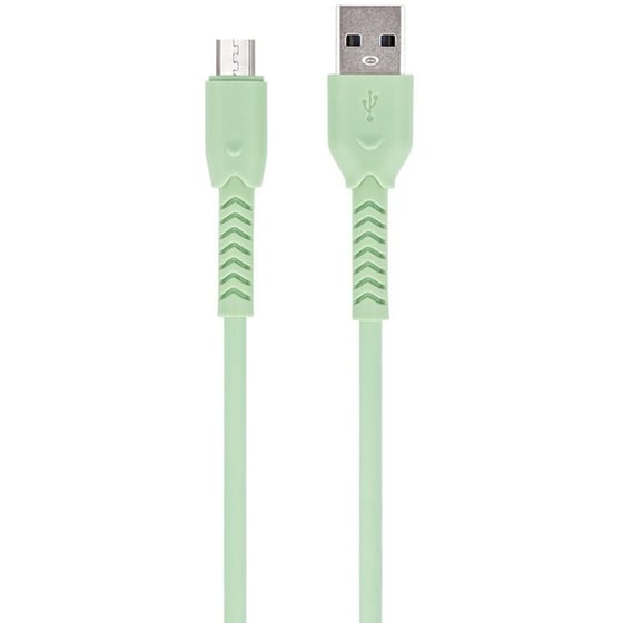 Καλώδιο Φόρτισης Maxlife MXUC-04 USB-Α σε Micro USB 1.0m - Green image 0
