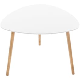 Τραπεζάκι Σαλονιού Spitishop από Ξύλο MDF 60x60x45cm - Λευκό
