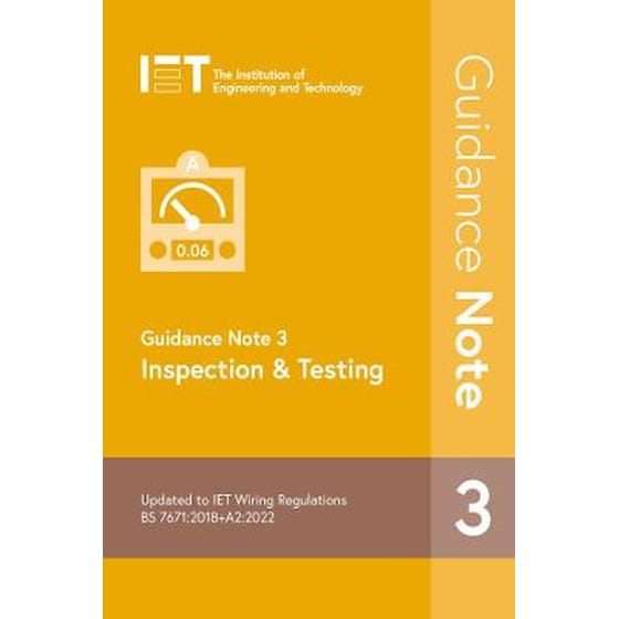 Guidance Note 3: Inspection & Testing image 0