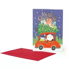 Ευχετήρια Κάρτα Legami Large Santa Car