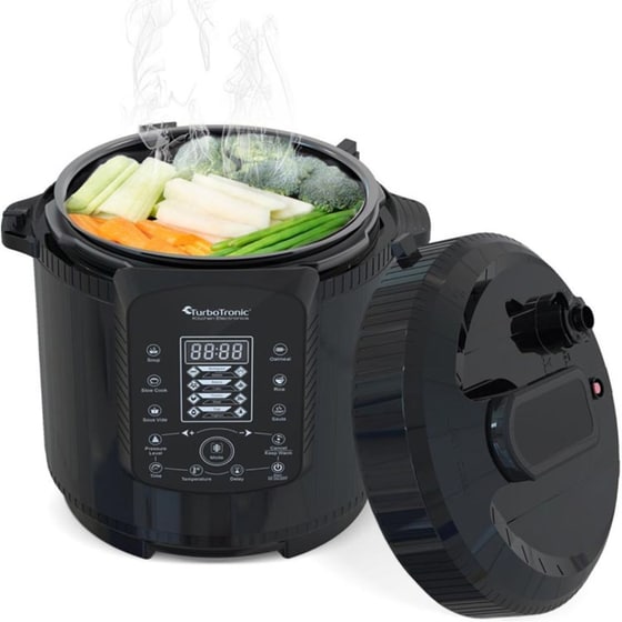 Πολυμάγειρας TURBOTRONIC TT-DPC9 1000 W 6 L Μαύρο image 1