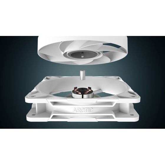 Case Fan Arctic P12 Pro PST 12 120mm Χωρίς Led Φωτισμό - Λευκό image 3