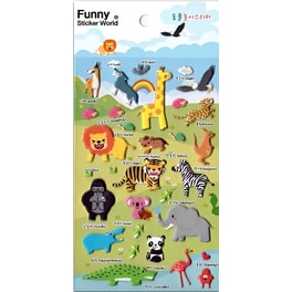 Αυτοκόλλητα Funny Stickers Animals
