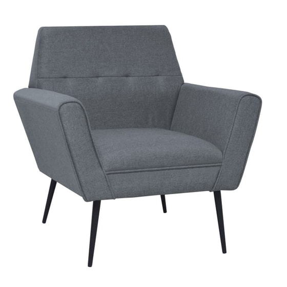 Πολυθρόνα VidaXL και Ύφασμα - Ανοιχτό Γκρι image 0