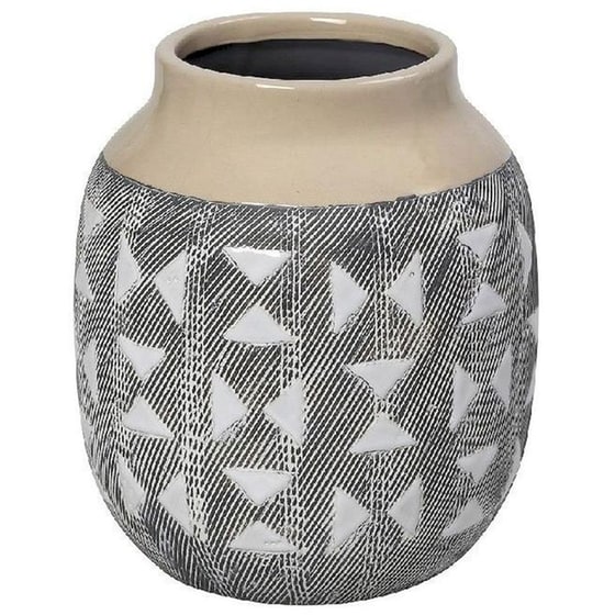 Διακοσμητικό Βάζο Espiel Cer2315 Κεραμικό Φ16.5x19.5 cm - Μπεζ image 0