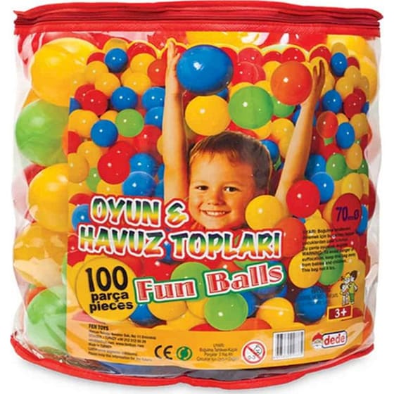 Μπαλάκια Πολύχρωμα Dede Σε Τσαντάκι 100 Τμχ image 0