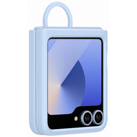 Θήκη Samsung Galaxy Z Flip6 - Samsung Silicone Case - Blue image 1