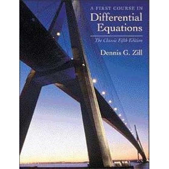 First Course in Differential Equations image 0