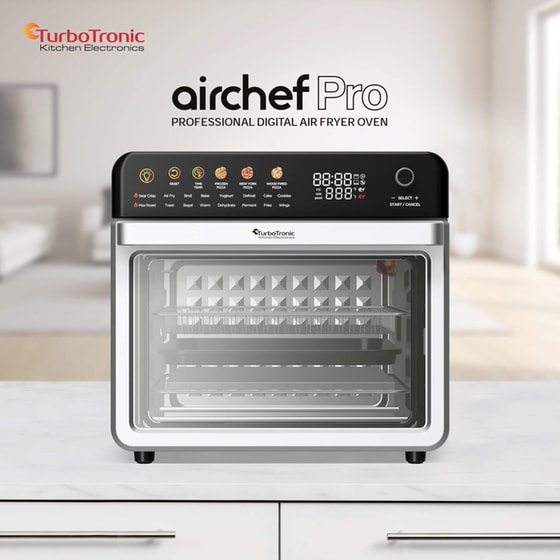 TURBOTRONIC TT-AFO310 34 Lt Ασημί Ηλεκτρικό Φουρνάκι image 9